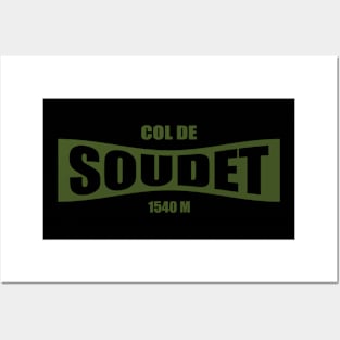 Col De Soudet Cycling Bike Souvenir Posters and Art